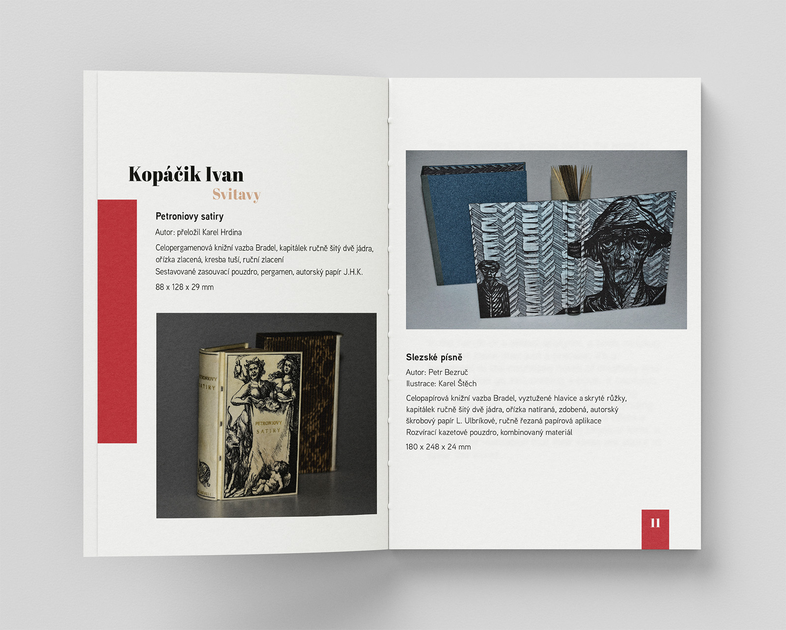 Detail projektu Katalogový design KNIŽNÍ VAZBA 2020